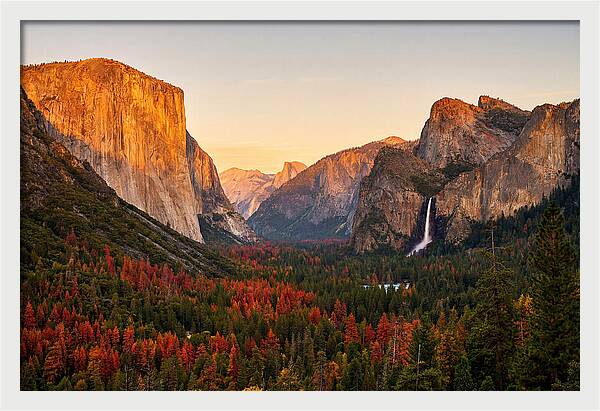 Tunnel View At Golden Hour