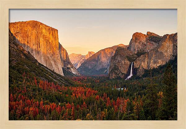 Tunnel View At Golden Hour