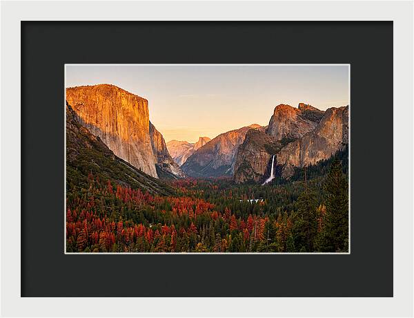 Tunnel View At Golden Hour