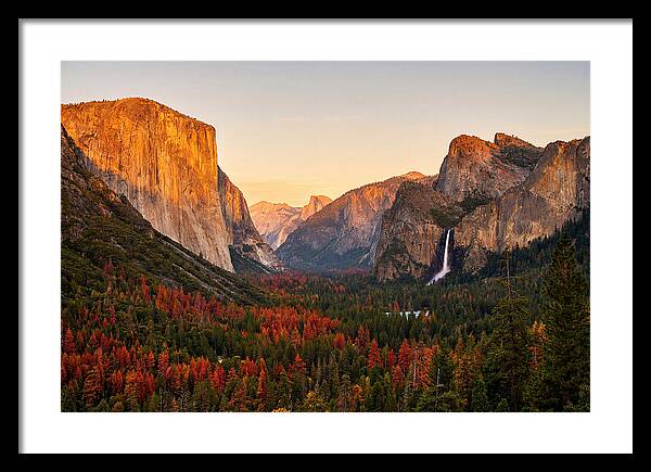 Tunnel View At Golden Hour