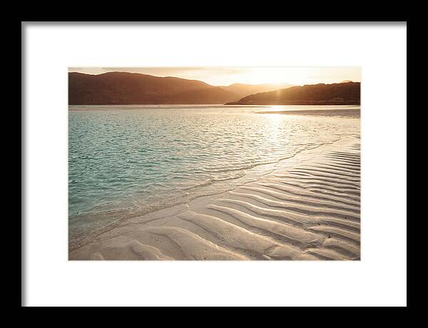 Turquoise Shallow Water Over White Sand