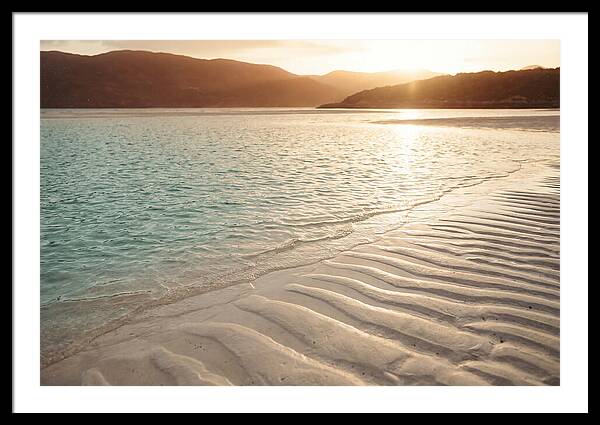 Turquoise Shallow Water Over White Sand