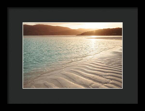 Turquoise Shallow Water Over White Sand