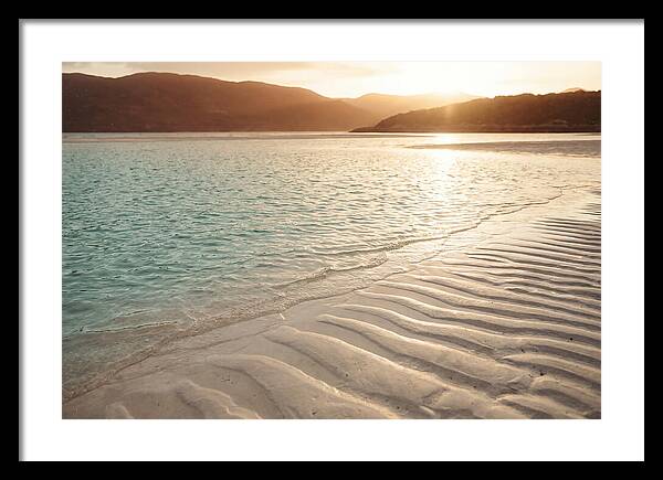 Turquoise Shallow Water Over White Sand