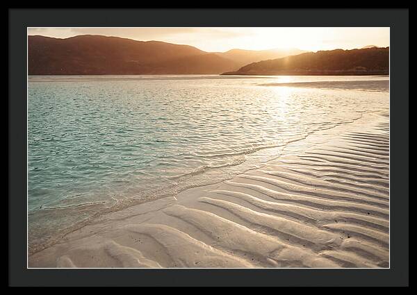 Turquoise Shallow Water Over White Sand