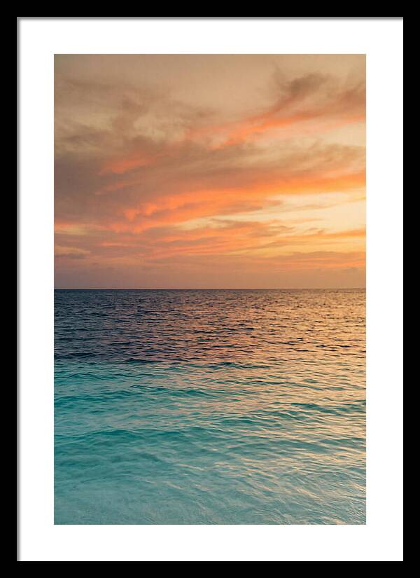 Turquoise Shallows At Sunset