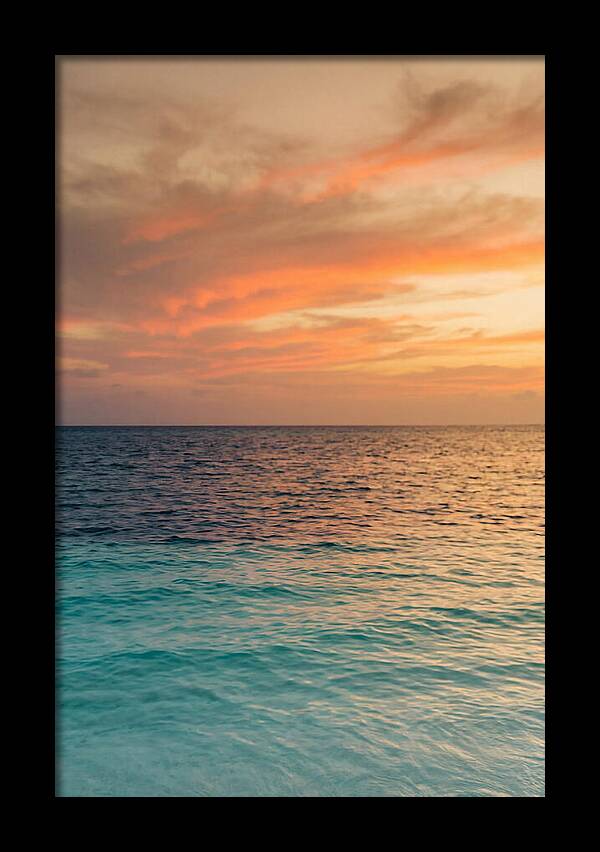 Turquoise Shallows At Sunset
