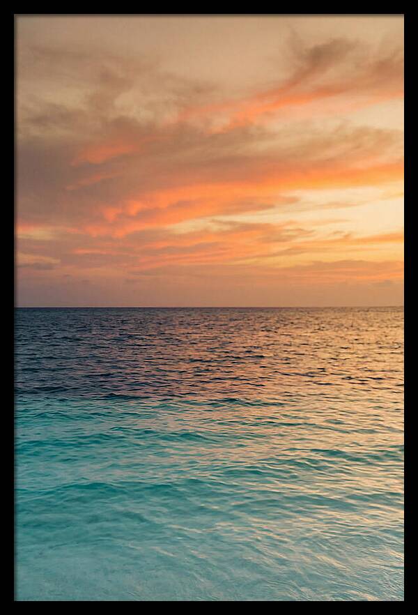 Turquoise Shallows At Sunset