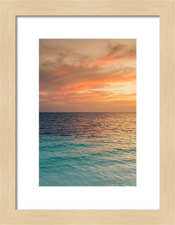 Turquoise Shallows At Sunset