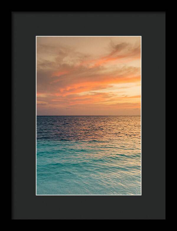 Turquoise Shallows At Sunset