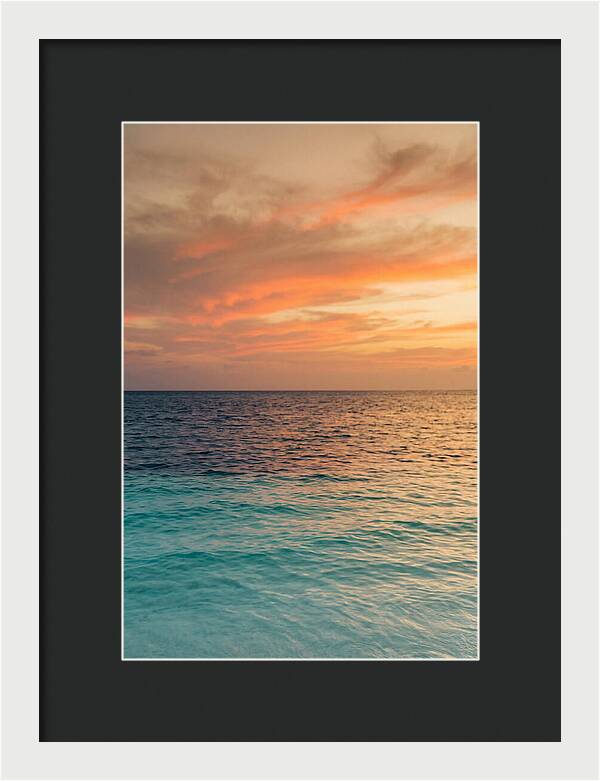 Turquoise Shallows At Sunset