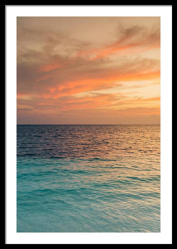 Turquoise Shallows At Sunset