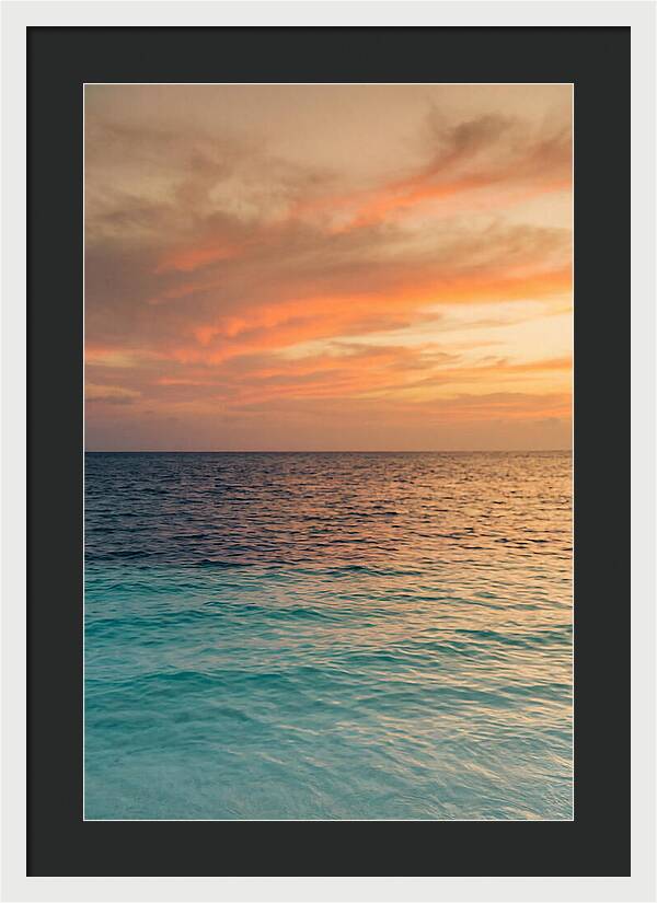 Turquoise Shallows At Sunset