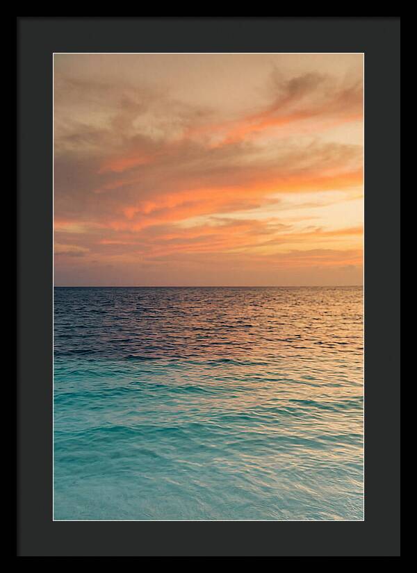 Turquoise Shallows At Sunset