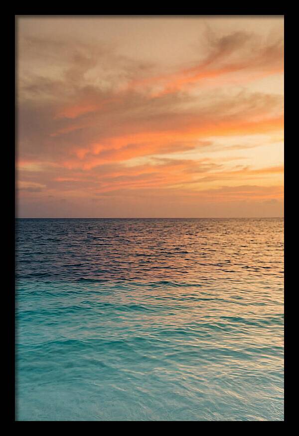 Turquoise Shallows At Sunset