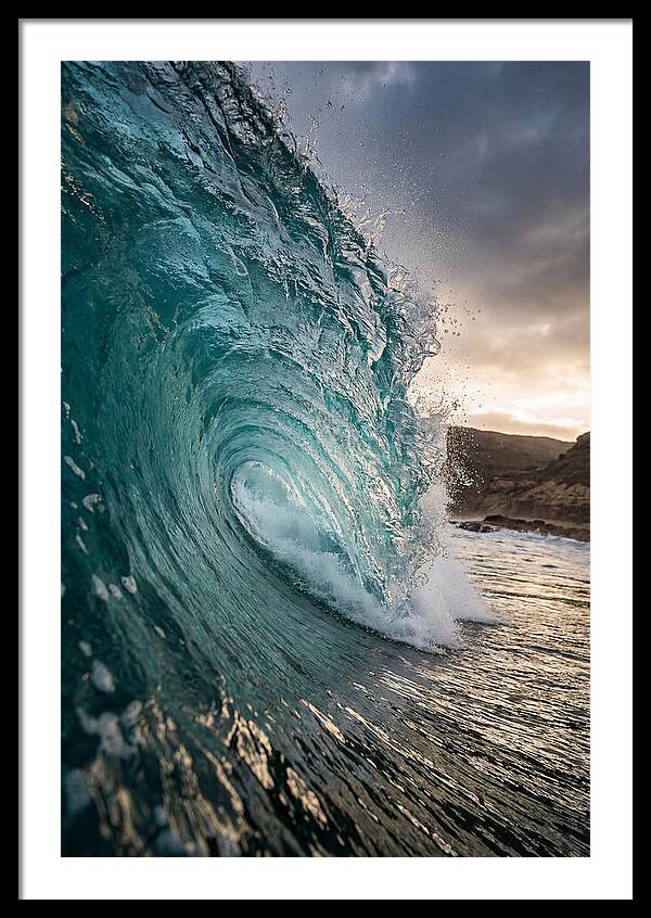 Turquoise Wave Cresting