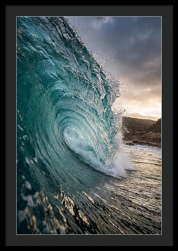 Turquoise Wave Cresting