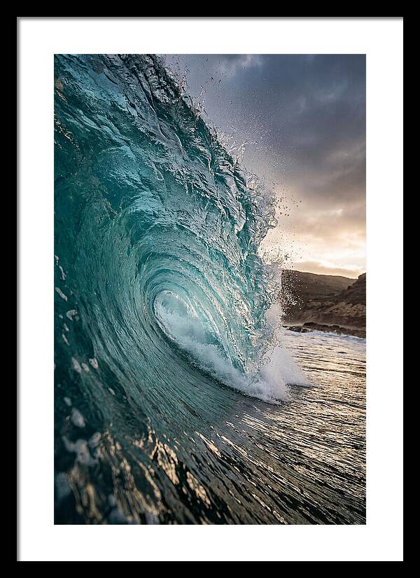 Turquoise Wave Cresting