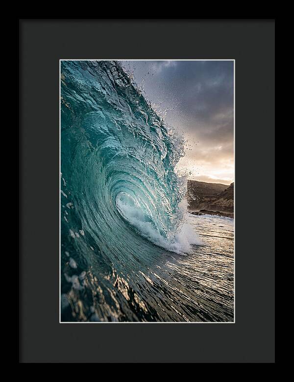 Turquoise Wave Cresting