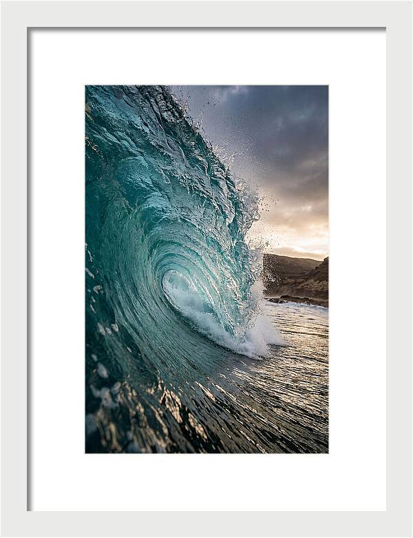 Turquoise Wave Cresting