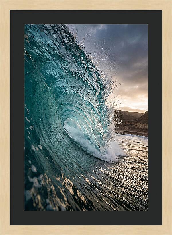 Turquoise Wave Cresting