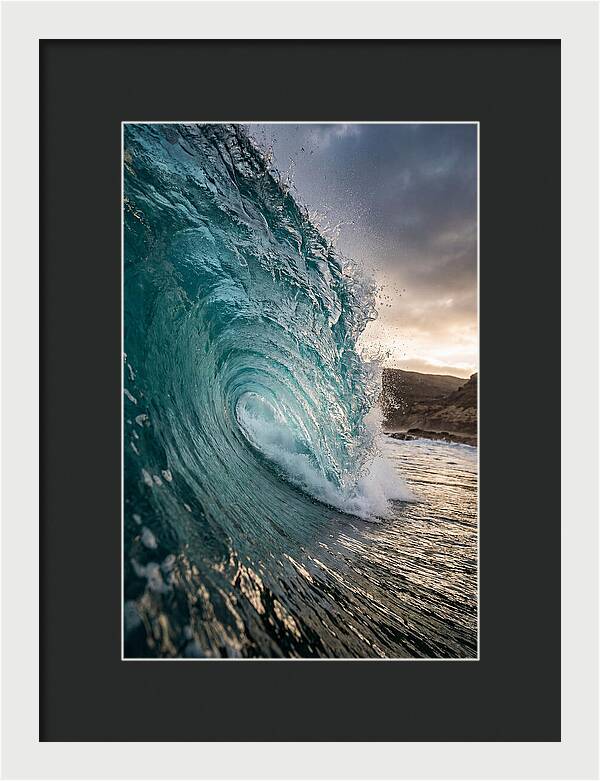 Turquoise Wave Cresting