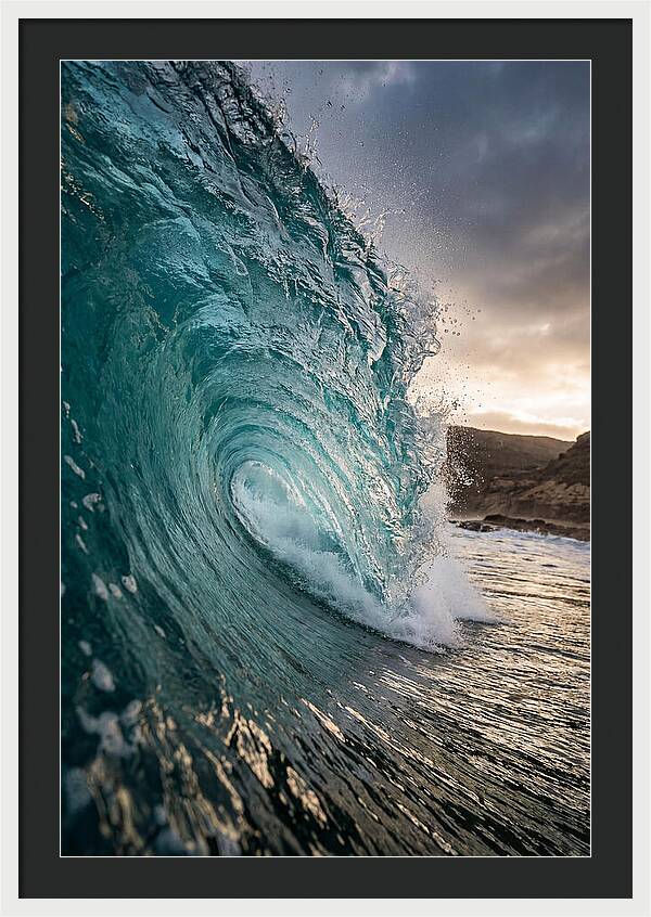 Turquoise Wave Cresting