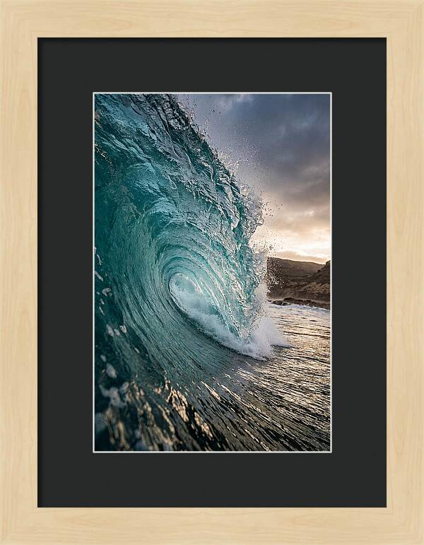 Turquoise Wave Cresting