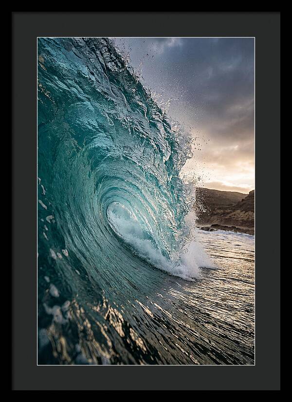 Turquoise Wave Cresting