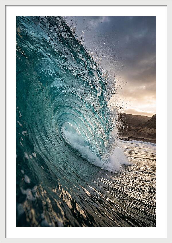 Turquoise Wave Cresting