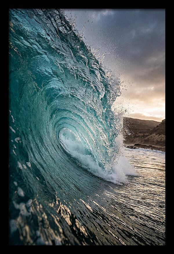 Turquoise Wave Cresting