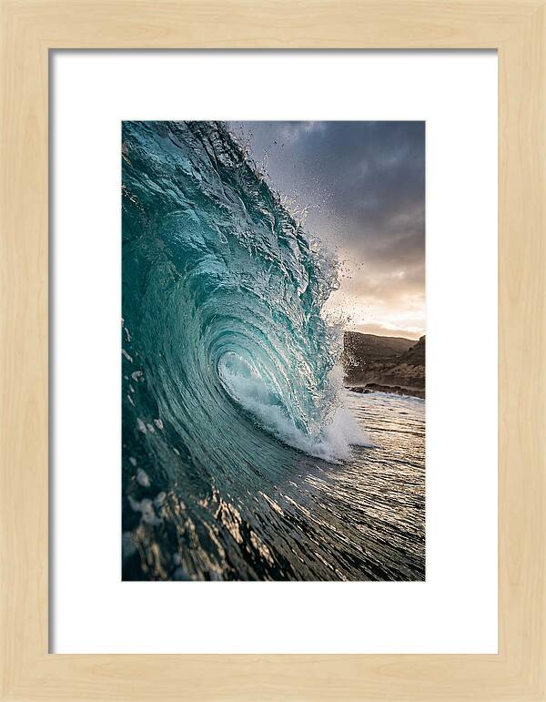 Turquoise Wave Cresting