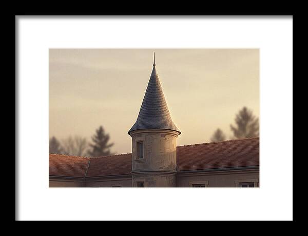 Turret Against Soft Sunset
