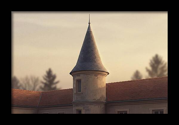 Turret Against Soft Sunset