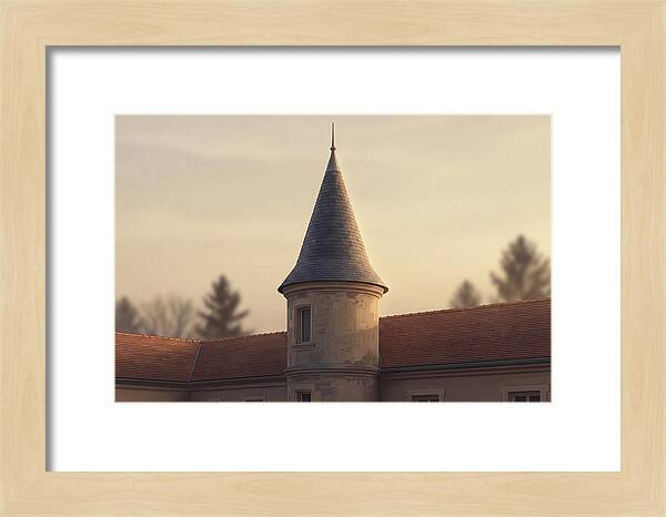 Turret Against Soft Sunset