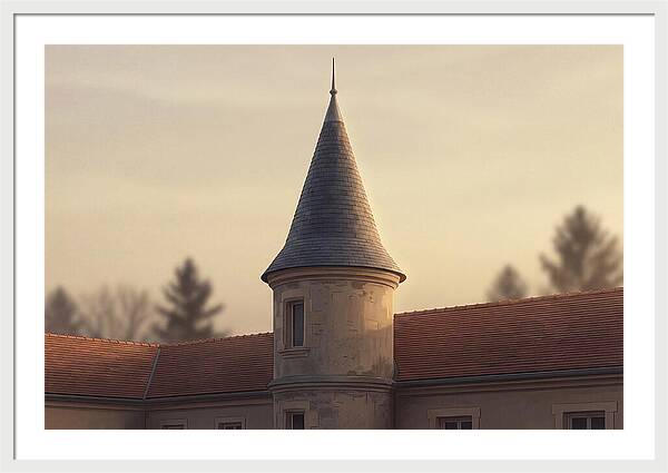 Turret Against Soft Sunset