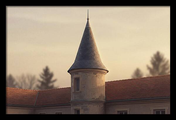 Turret Against Soft Sunset