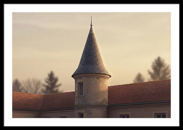 Turret Against Soft Sunset