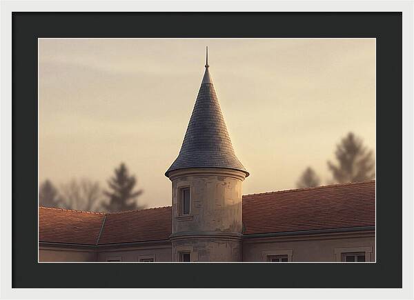 Turret Against Soft Sunset