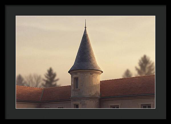 Turret Against Soft Sunset