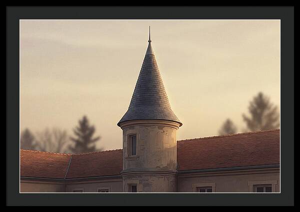 Turret Against Soft Sunset