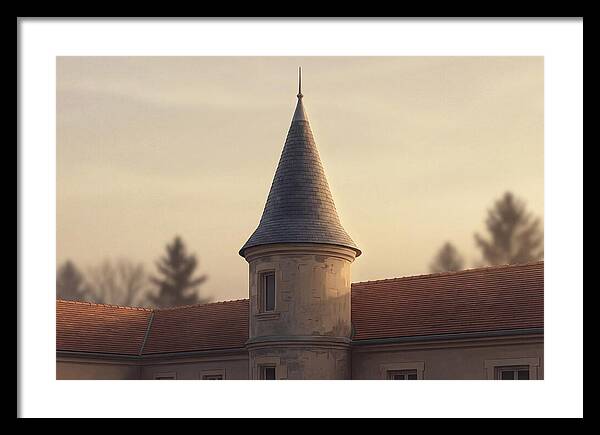 Turret Against Soft Sunset
