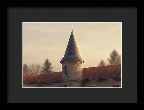 Turret Against Soft Sunset