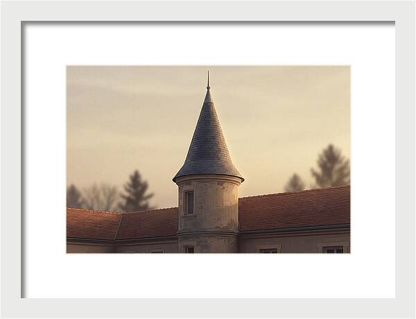 Turret Against Soft Sunset