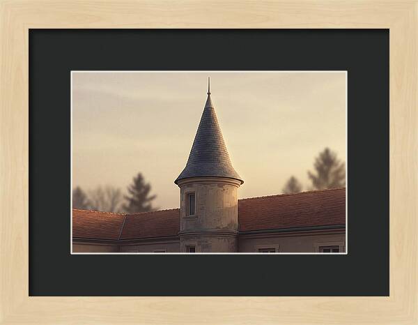 Turret Against Soft Sunset
