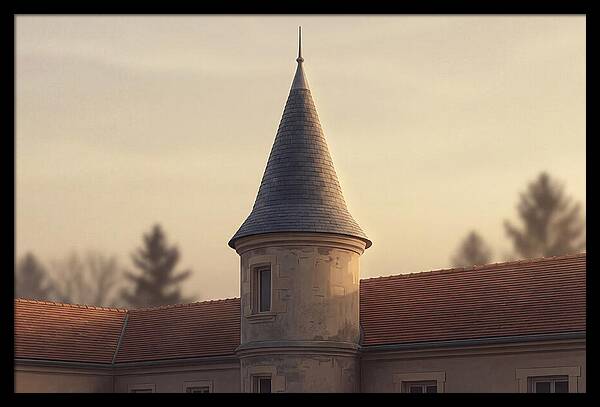Turret Against Soft Sunset