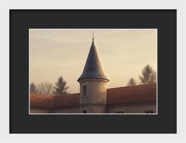 Turret Against Soft Sunset