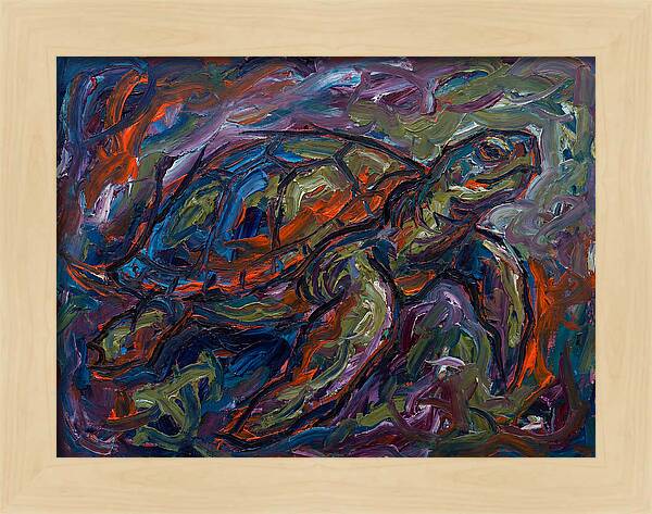 Turtle In Expressionist Colors