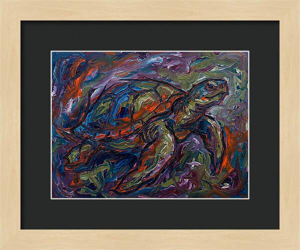 Turtle In Expressionist Colors