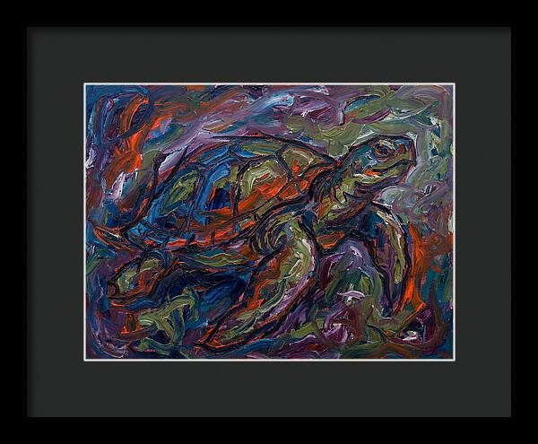 Turtle In Expressionist Colors